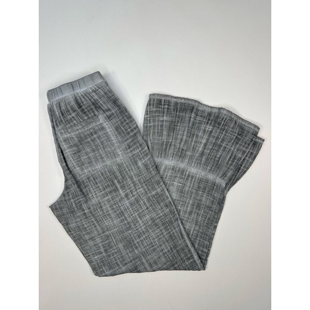 Soft Surrounding Gauze Ruffle Leg pants in Gray Cotton Size XS